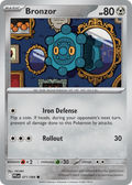 Bronzor 71/94 — English Pokémon Phantasmal Flames (2025)