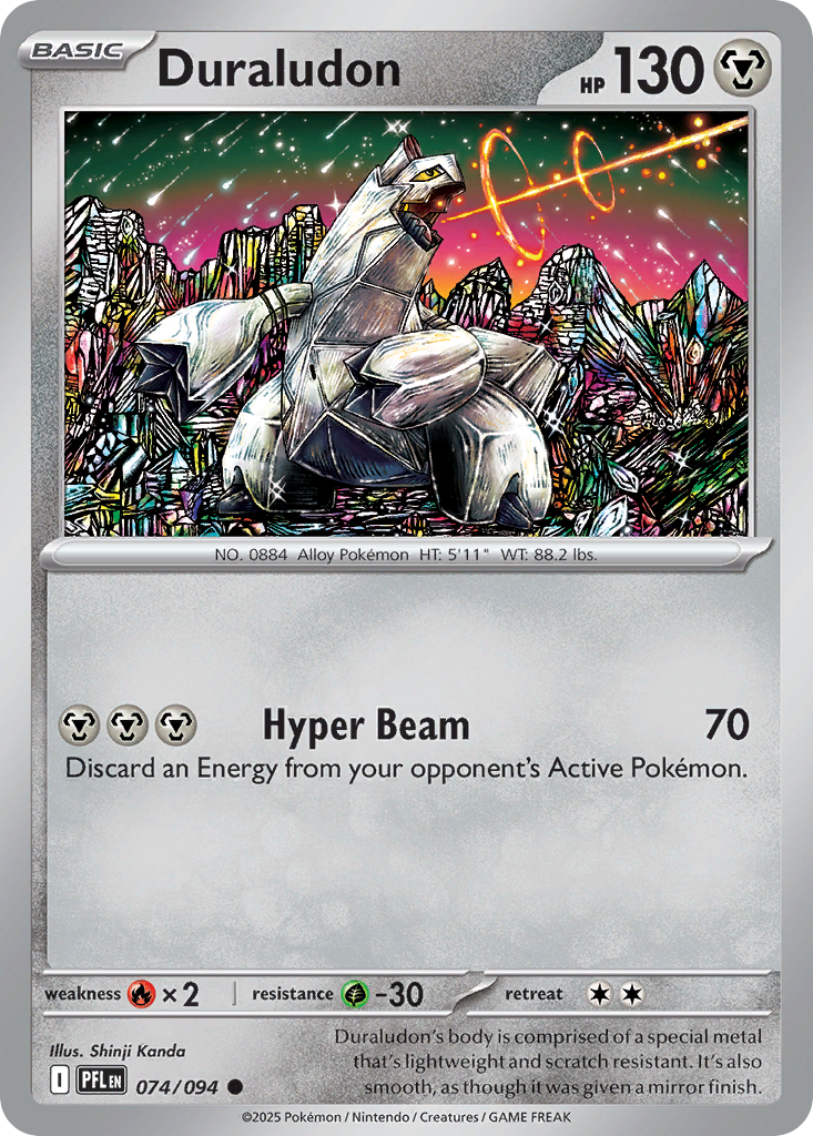 Duraludon 74/94 — English Pokémon Phantasmal Flames (2025)