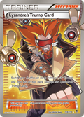 Lysandre's Trump Card 118/119 English Pokémon card from Phantom Forces (2014)