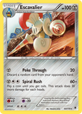 Escavalier 64/119 English Pokémon card from Phantom Forces (2014)
