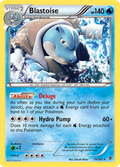 Blastoise 16/101 Pokémon card from Plasma Blast (2013), English Rare Holo