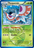 Masquerain 2/101 Pokémon card from Plasma Blast (2013), English Rare