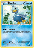 Ducklett 29/101 Pokémon card from Plasma Blast (2013), English Common