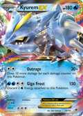Kyurem-EX 30/101 Pokémon card from Plasma Blast (2013), English Rare Holo EX