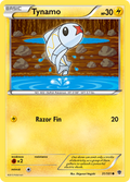 Tynamo 31/101 Pokémon card from Plasma Blast (2013), English Common