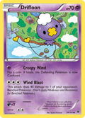 Drifloon 34/101 Pokémon card from Plasma Blast (2013), English Common