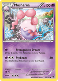 Musharna 40/101 Pokémon card from Plasma Blast (2013), English Uncommon