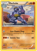 Machoke 48/101 Pokémon card from Plasma Blast (2013), English Uncommon