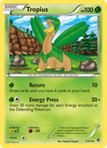 Tropius 5/101 Pokémon card from Plasma Blast (2013), English Uncommon