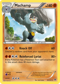 Machamp 50/101 Pokémon card from Plasma Blast (2013), English Rare