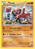 Throh 51/101 Pokémon card from Plasma Blast (2013), English Common