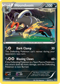 Houndoom 56/101 Pokémon card from Plasma Blast (2013), English Rare Holo