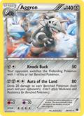Aggron 59/101 Pokémon card from Plasma Blast (2013), English Rare