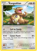 Kangaskhan 71/101 Pokémon card from Plasma Blast (2013), English Common