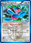 Porygon-Z 74/101 Pokémon card from Plasma Blast (2013), English Rare Holo