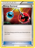 Energy Retrieval 80/101 Pokémon card from Plasma Blast (2013), English Uncommon