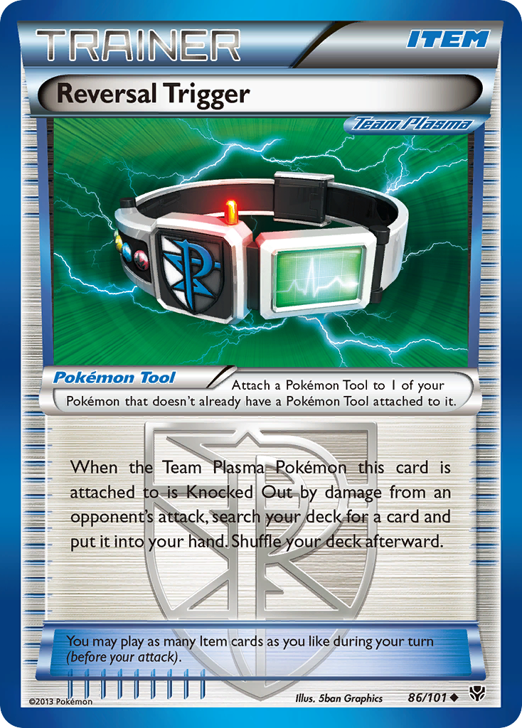 Reversal Trigger 86/101 Pokémon card from Plasma Blast (2013), English Uncommon