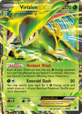 Virizion-EX 9/101 Pokémon card from Plasma Blast (2013), English Rare Holo EX