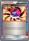 Master Ball 94/101 Pokémon card from Plasma Blast (2013), English Rare ACE