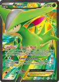 Virizion-EX 96/101 Pokémon card from Plasma Blast (2013), English Rare Ultra