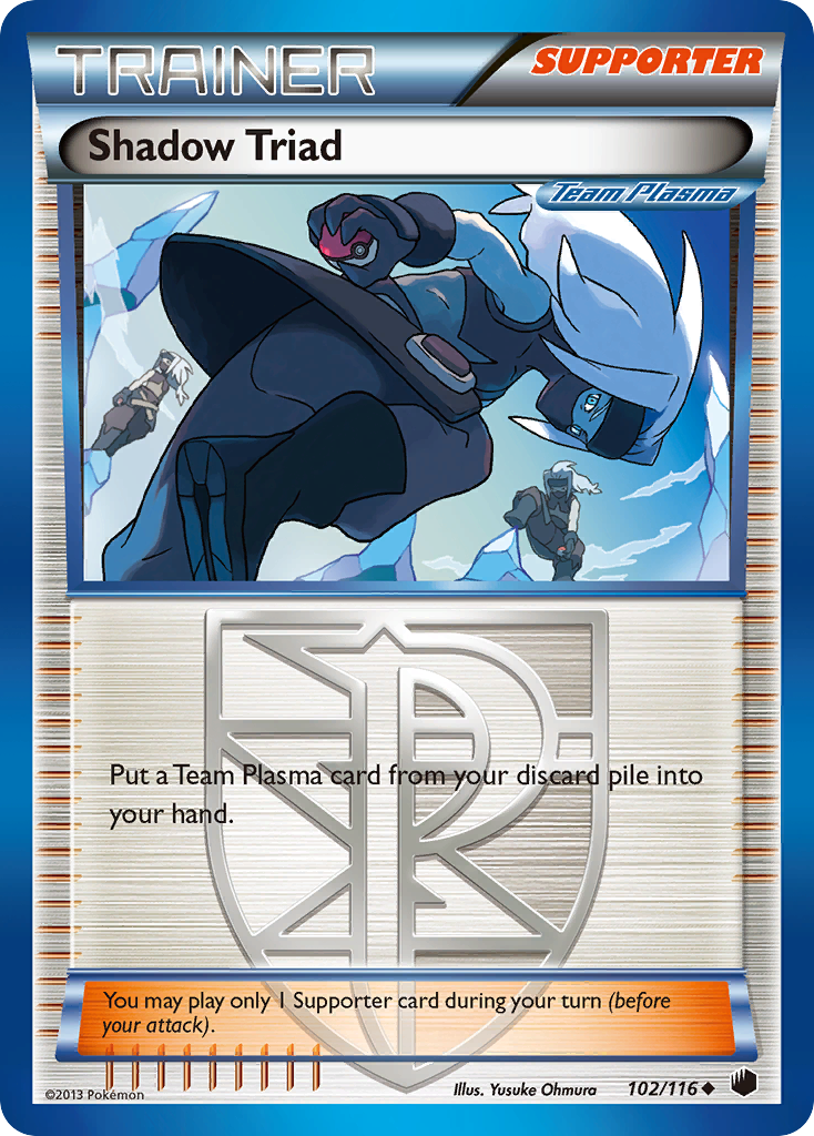 Shadow Triad 102/116 Pokémon card from Plasma Freeze (2013), English Uncommon