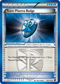 Team Plasma Badge 104/116 Pokémon card from Plasma Freeze (2013), English Uncommon
