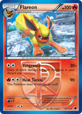 Flareon 12/116 Pokémon card from Plasma Freeze (2013), English Uncommon