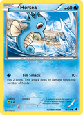 Horsea 18/116 Pokémon card from Plasma Freeze (2013), English Common