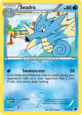 Seadra 19/116 Pokémon card from Plasma Freeze (2013), English Uncommon