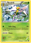 Beedrill 3/116 Pokémon card from Plasma Freeze (2013), English Rare
