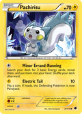 Pachirisu 37/116 Pokémon card from Plasma Freeze (2013), English Common