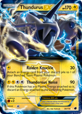 Thundurus-EX 38/116 Pokémon card from Plasma Freeze (2013), English Rare Holo EX