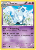 Nidorina 41/116 Pokémon card from Plasma Freeze (2013), English Uncommon