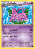 Nidorino 44/116 Pokémon card from Plasma Freeze (2013), English Uncommon