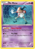 Mr. Mime 47/116 Pokémon card from Plasma Freeze (2013), English Rare