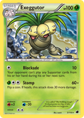 Exeggutor 5/116 Pokémon card from Plasma Freeze (2013), English Rare