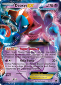 Deoxys-EX 53/116 Pokémon card from Plasma Freeze (2013), English Rare Holo EX