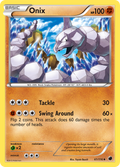 Onix 61/116 Pokémon card from Plasma Freeze (2013), English Uncommon