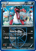 Krookodile 70/116 Pokémon card from Plasma Freeze (2013), English Rare