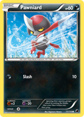 Pawniard 71/116 Pokémon card from Plasma Freeze (2013), English Common