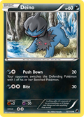 Deino 75/116 Pokémon card from Plasma Freeze (2013), English Common