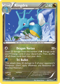 Kingdra 84/116 Pokémon card from Plasma Freeze (2013), English Rare Holo