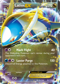Latios-EX 86/116 Pokémon card from Plasma Freeze (2013), English Rare Holo EX
