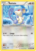 Rattata 87/116 Pokémon card from Plasma Freeze (2013), English Common
