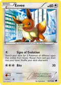 Eevee 90/116 Pokémon card from Plasma Freeze (2013), English Common
