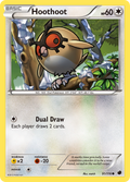 Hoothoot 91/116 Pokémon card from Plasma Freeze (2013), English Common