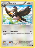 Staravia 96/116 Pokémon card from Plasma Freeze (2013), English Uncommon
