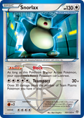 Snorlax 101/135 Pokémon card from Plasma Storm (2013), English Rare