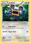 Loudred 106/135 Pokémon card from Plasma Storm (2013), English Uncommon