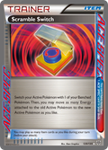 Scramble Switch 129/135 Pokémon card from Plasma Storm (2013), English Rare ACE